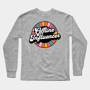 Offline Influencer Bright Colors Long Sleeve T-Shirt